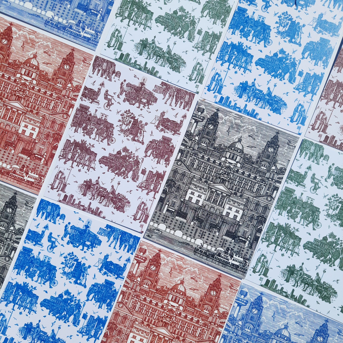 Liverpool Toile Postcard