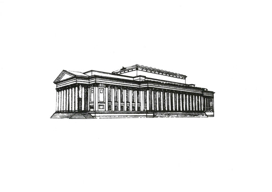 St George's Hall Screen Print