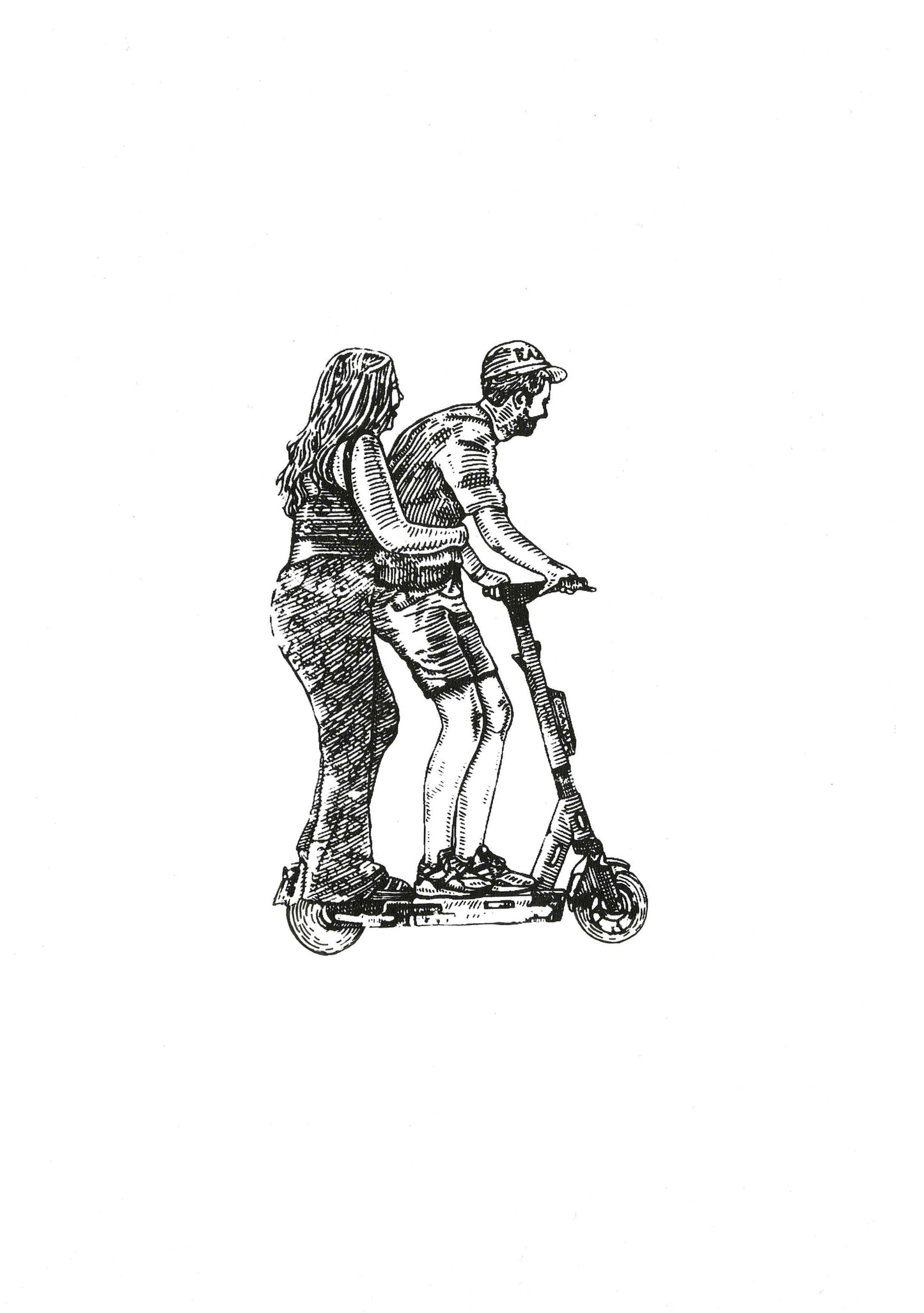 Scooter Screen Print