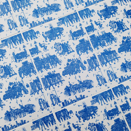 Liverpool Toile Postcard