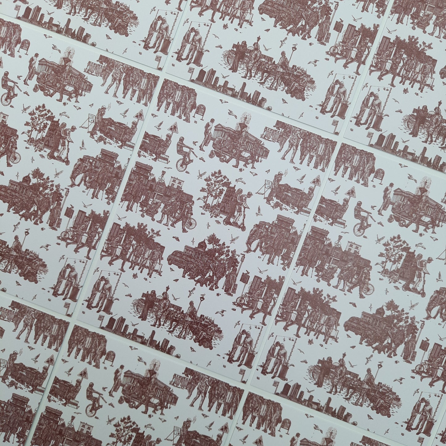 Liverpool Toile Postcard