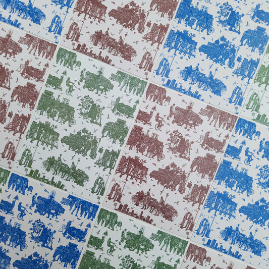 Liverpool Toile Postcard (Pack of 3)