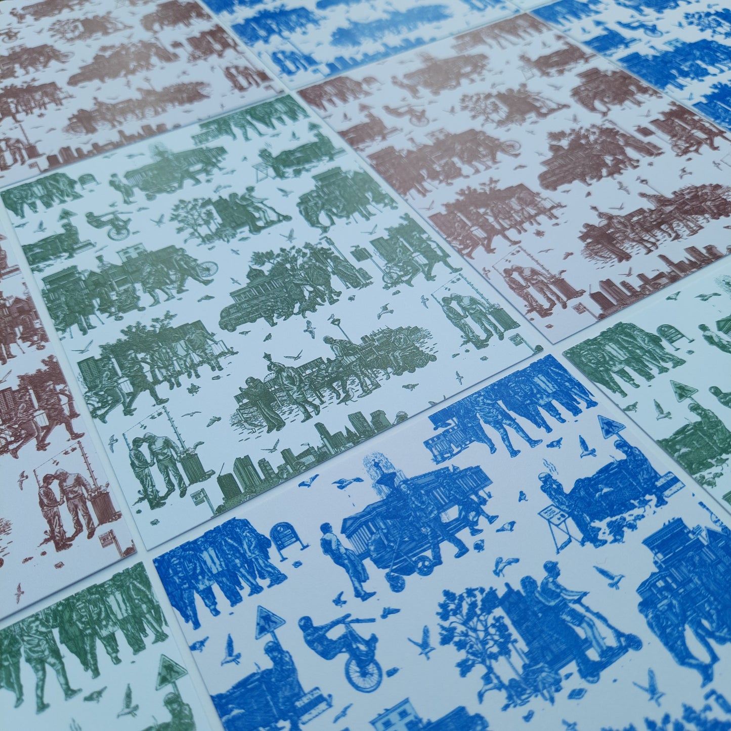 Liverpool Toile Postcard (Pack of 3)