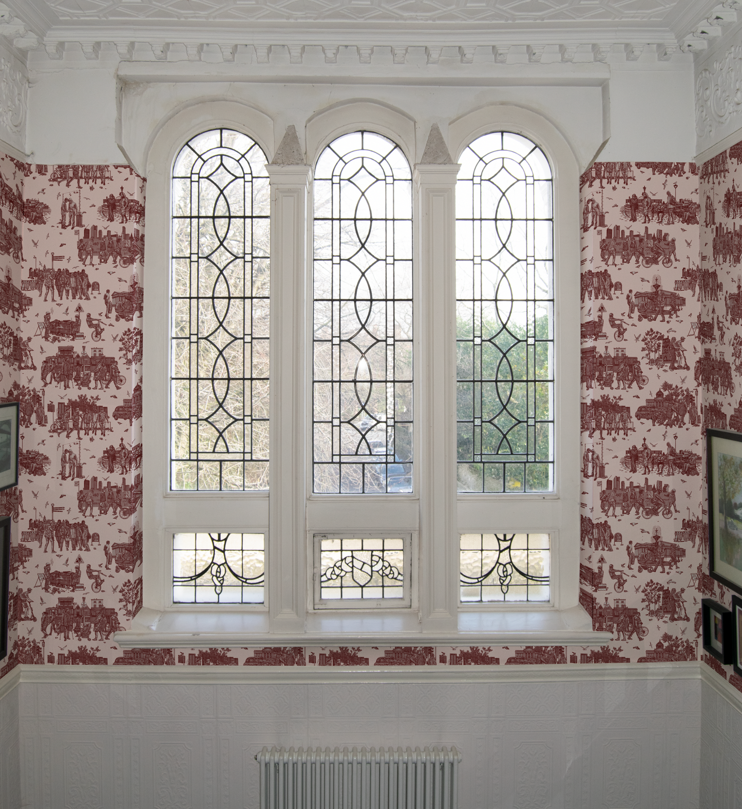Liverpool Toile Anfield Red Wallpaper