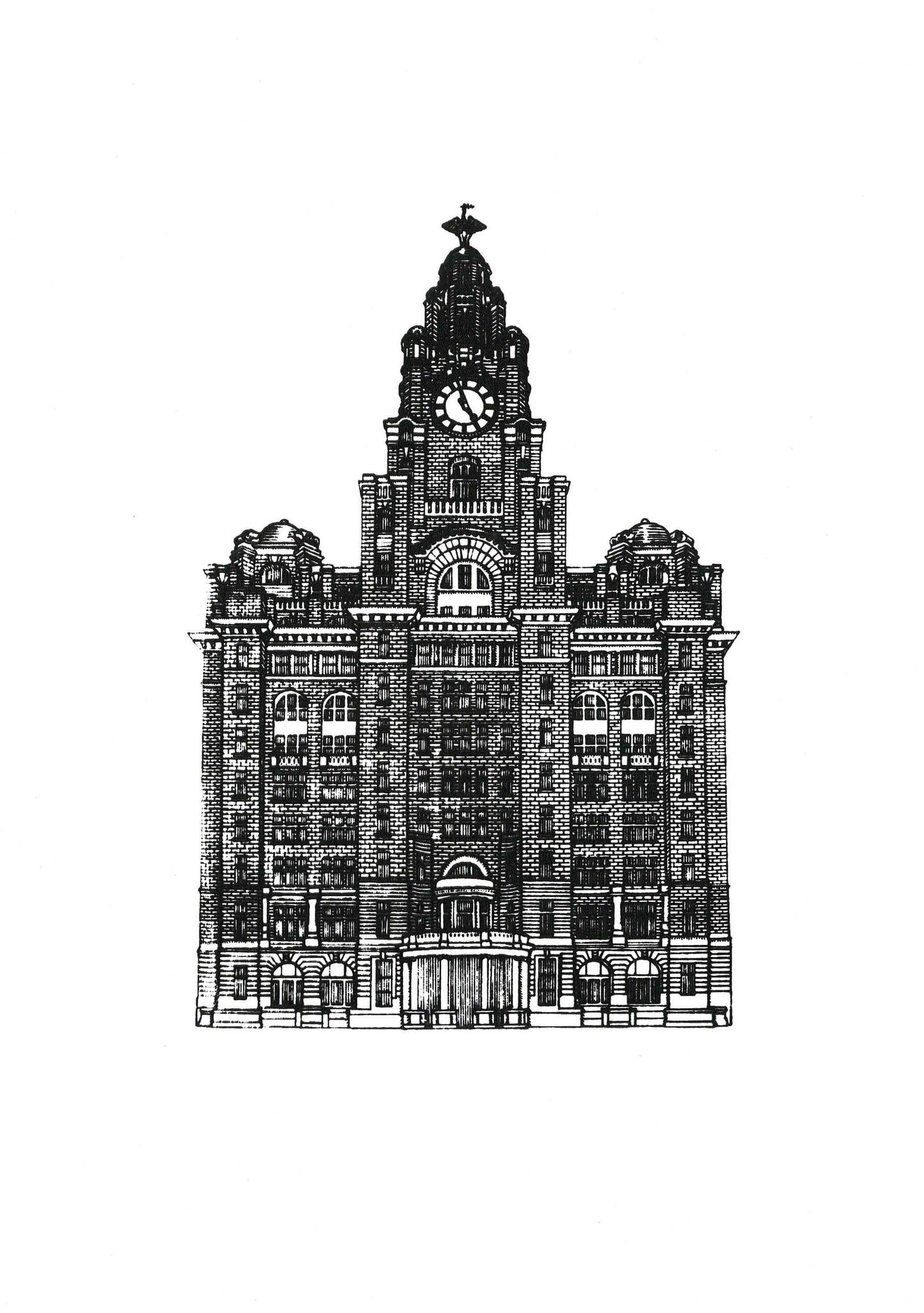 Liver Building Screen Print