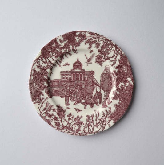 Liverpool Red Luncheon Wall Plate 'Don't Buy The S*n'